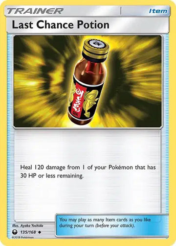 Sun & Moon Celestial Storm 135/168 Last Chance Potion