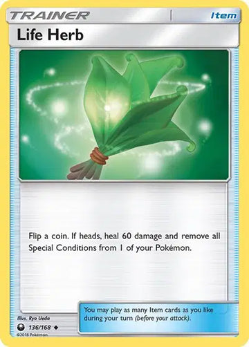 Sun & Moon Celestial Storm 136/168 Life Herb