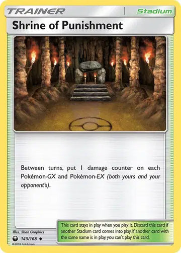 Sun & Moon Celestial Storm 143/168 Shrine of Punishment