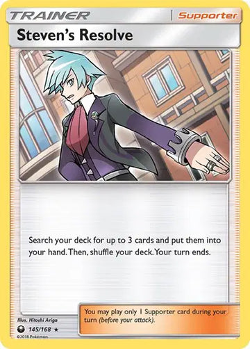 Sun & Moon Celestial Storm 145/168 Steven's Resolve