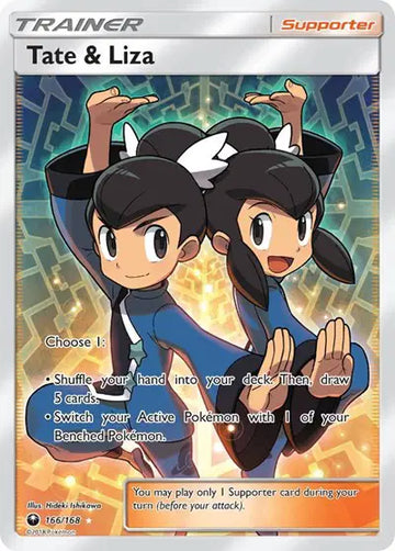 Sun & Moon Celestial Storm 166/168 Tate & Liza (Full Art)