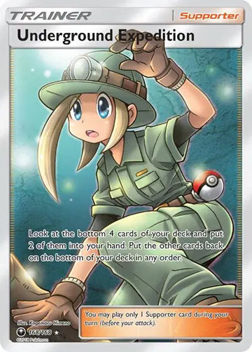 Sun & Moon Celestial Storm 168/168 Underground Expedition (Full Art)