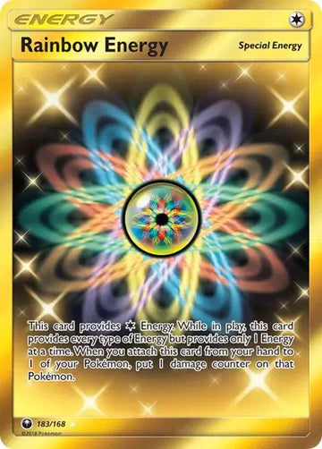 Sun & Moon Celestial Storm 183/168 Rainbow Energy (Secret)