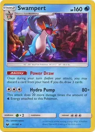 Sun & Moon Celestial Storm 035/168 Swampert (SM Celestial Storm)