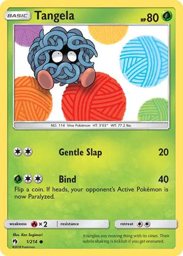 Sun & Moon Lost Thunder 1/214v Tangela