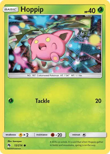 Sun & Moon Lost Thunder 12/214 Hoppip