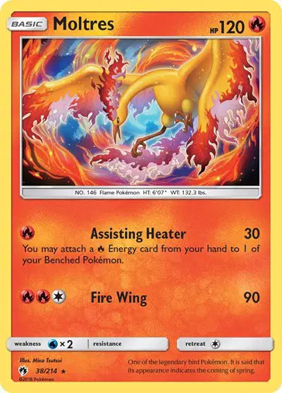 Sun & Moon Lost Thunder 38/214 Moltres