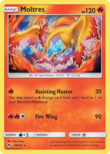 Sun & Moon Lost Thunder 38/214 Moltres