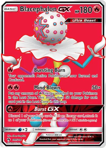 Sun & Moon Lost Thunder 199/214 Blacephalon GX (Full Art)