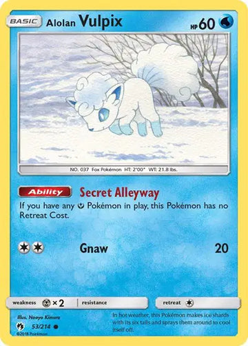 Sun & Moon Lost Thunder 53/214 Alolan Vulpix