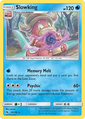 Sun & Moon Lost Thunder 55/214 Slowking