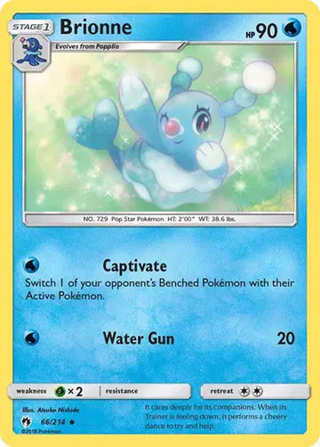 Sun & Moon Lost Thunder 66/214 Brionne