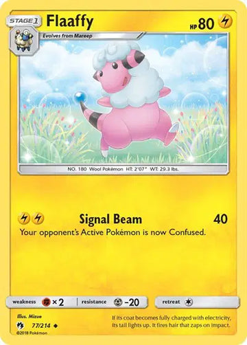 Sun & Moon Lost Thunder 77/214 Flaaffy