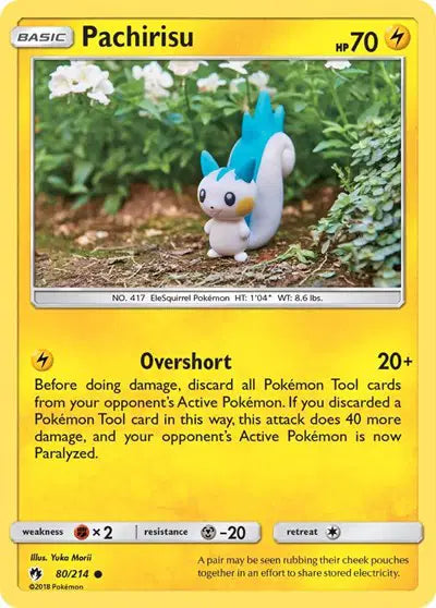 Sun & Moon Lost Thunder 80/214 Pachirisu