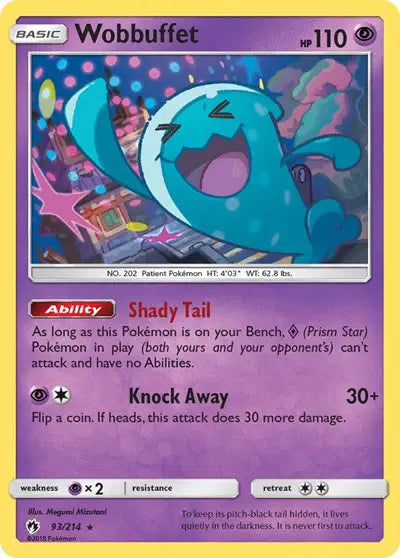 Sun & Moon Lost Thunder 93/214 Wobbuffet