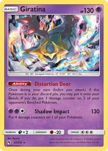 Sun & Moon Lost Thunder 97/214 Giratina