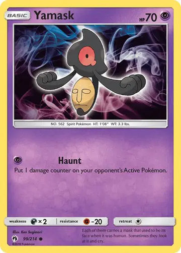 Sun & Moon Lost Thunder 99/214 Yamask