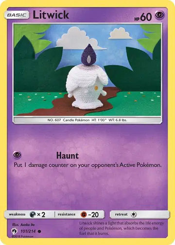 Sun & Moon Lost Thunder 101/214 Litwick