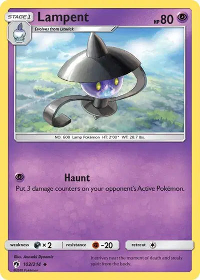 Sun & Moon Lost Thunder 102/214 Lampent
