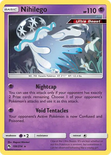 Sun & Moon Lost Thunder 106/214 Nihilego