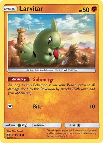 Sun & Moon Lost Thunder 114/214 Slugma