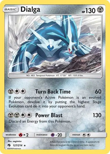 Sun & Moon Lost Thunder 127/214 Dialga