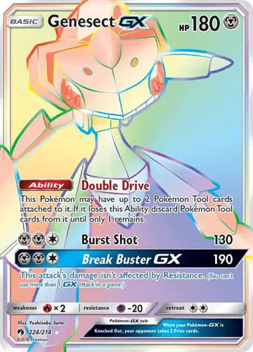 Sun & Moon Lost Thunder 224/214 Genesect GX (Secret)