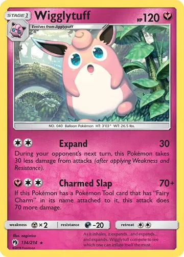 Sun & Moon Lost Thunder 134/214 Wigglytuff