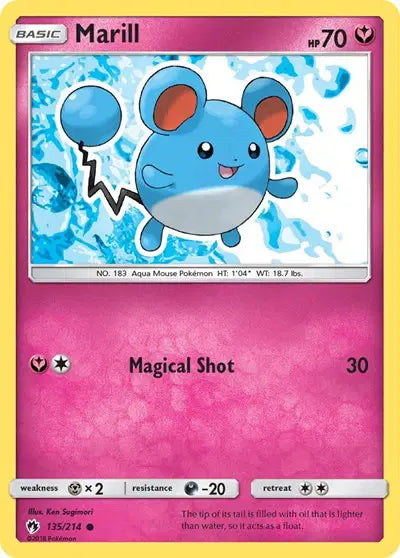 Sun & Moon Lost Thunder 135/214 Marill