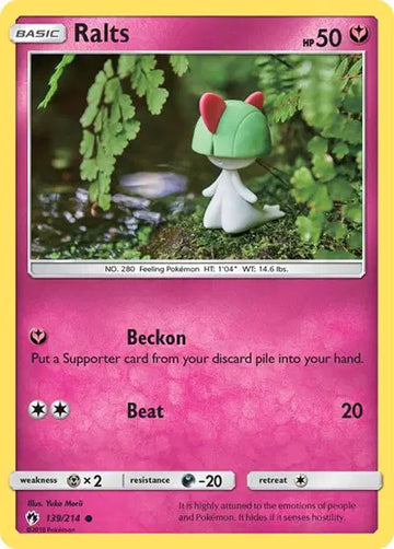Sun & Moon Lost Thunder 139/214 Ralts