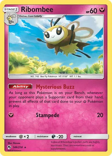 Sun & Moon Lost Thunder 146/214 Ribombee