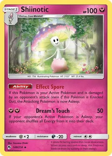 Sun & Moon Lost Thunder 148/214 Shiinotic