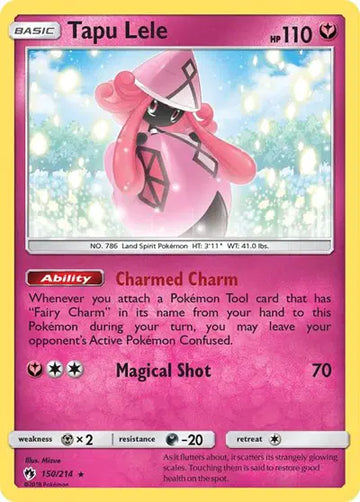 Sun & Moon Lost Thunder 150/214 Tapu Lele