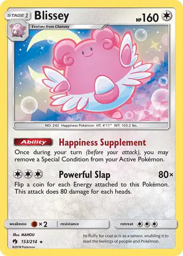 Sun & Moon Lost Thunder 153/214 Blissey