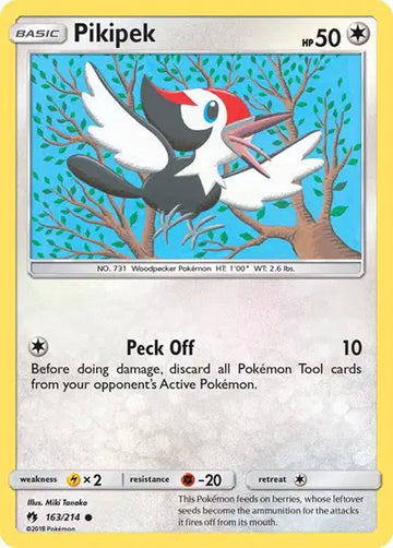 Sun & Moon Lost Thunder 163/214 Pikipek