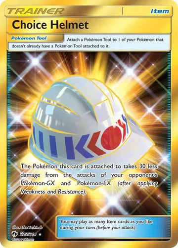 Sun & Moon Lost Thunder 229/214 Choice Helmet (Secret)