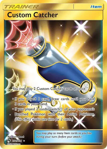 Sun & Moon Lost Thunder 231/214 Custom Catcher (Secret)