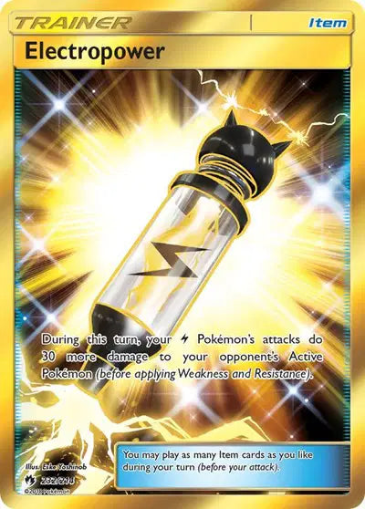 Sun & Moon Lost Thunder 232/214 Electropower (Secret)