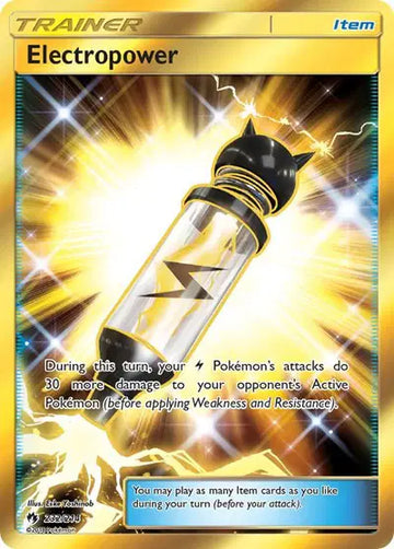 Sun & Moon Lost Thunder 232/214 Electropower (Secret)