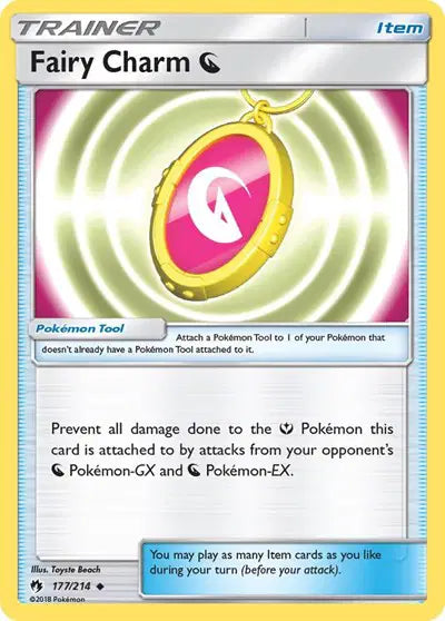 Sun & Moon Lost Thunder 177/214 Fairy Charm O