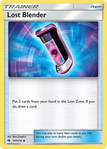 Sun & Moon Lost Thunder 181/214 Lost Blender