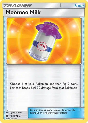 Sun & Moon Lost Thunder 185/214 Moomoo Milk