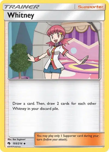 Sun & Moon Lost Thunder 193/214 Whitney