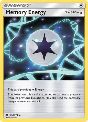 Sun & Moon Lost Thunder 194/214 Memory Energy