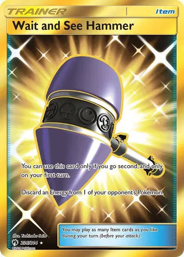 Sun & Moon Lost Thunder 236/214 Wait and See Hammer (Secret)