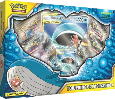 Sun & Moon Team Up Towering Splash GX Box