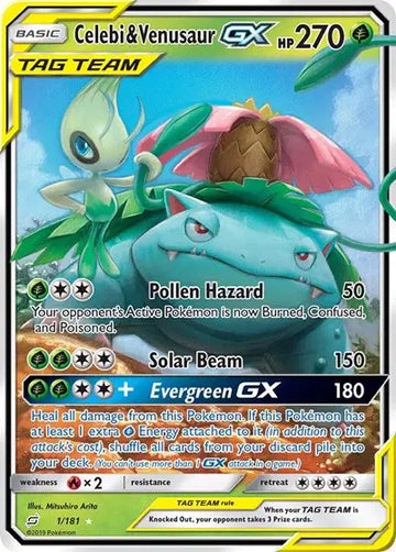 Team Up 1 Celebi & Venusaur GX