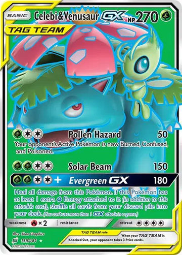Team Up 159 Celebi & Venusaur GX (Full Art)