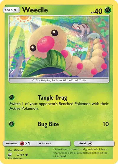 Team Up 2 Weedle Common
