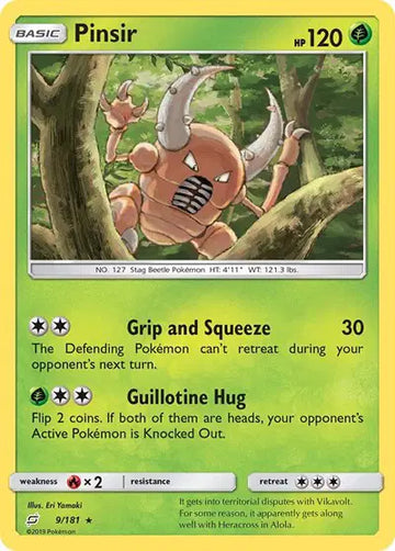 Sun & Moon Team Up 9/181 Pinsir